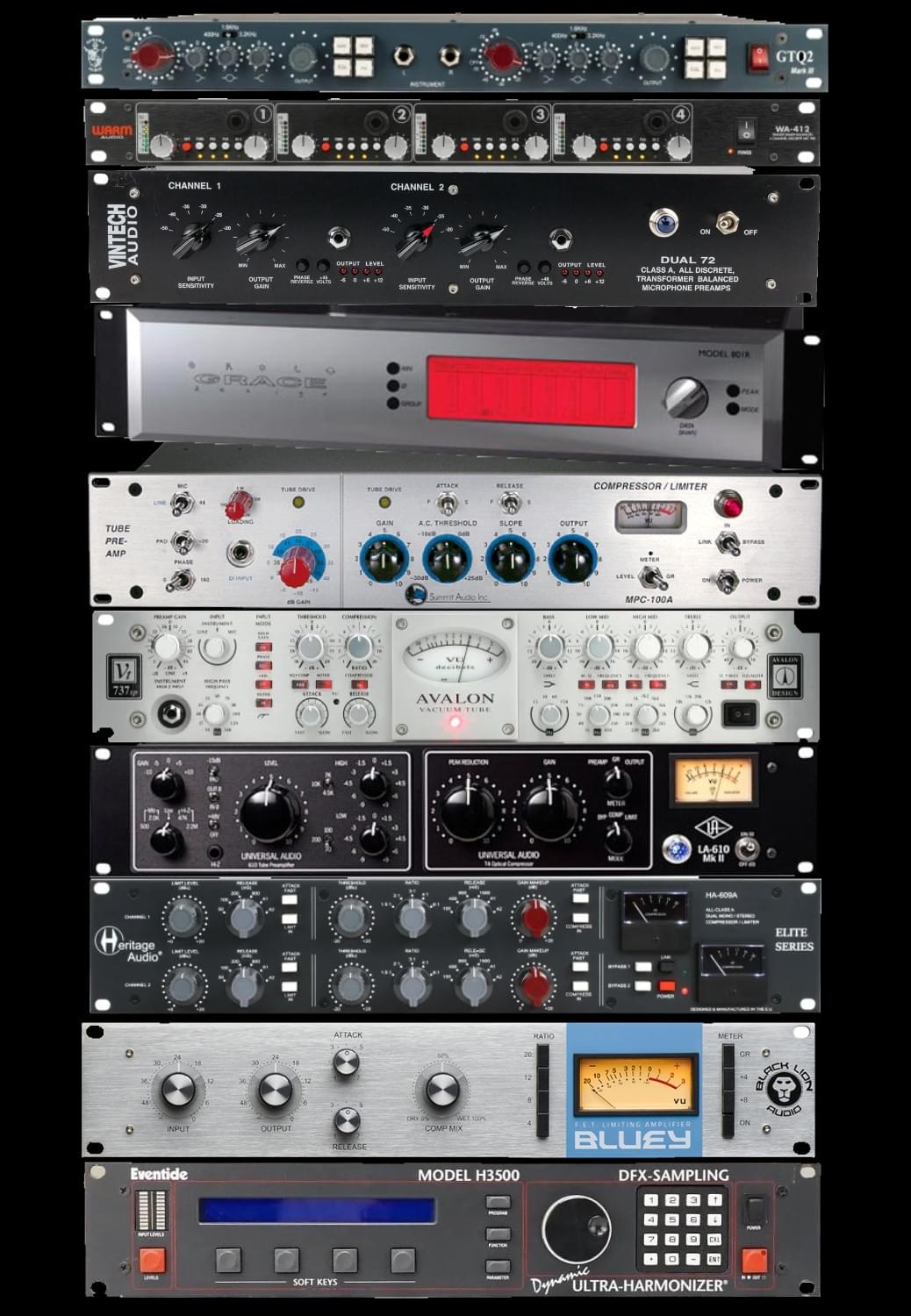 Studio Gear & Yamaha C6 | Pearl River Sound Co.