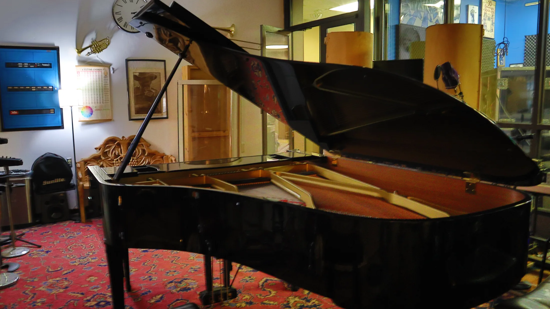 Studio Gear & Yamaha C6 | Pearl River Sound Co.